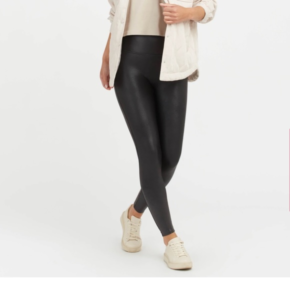 SPANX Pants - NWOT Spanx Faux Leather Leggings